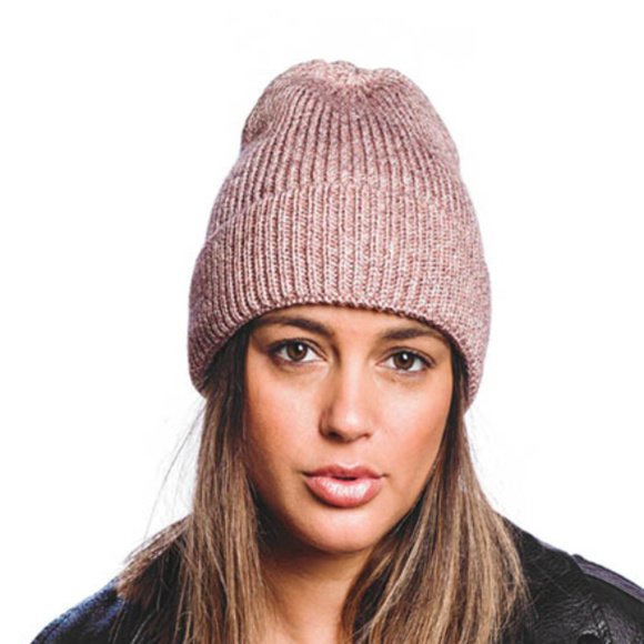 Heather Basic Ribbed Beanie - Picture 1 of 1
